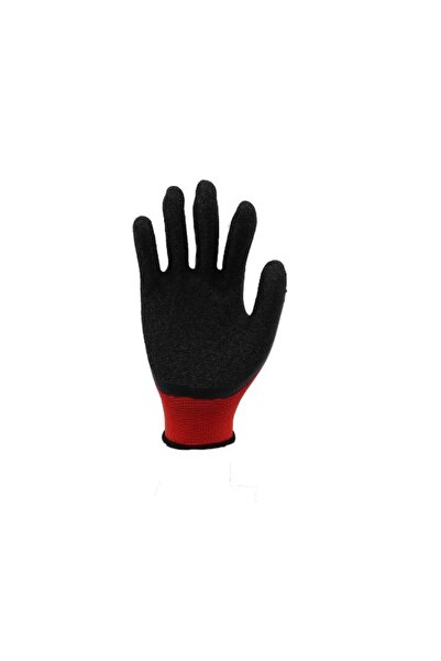 Latex قفازات أحمر أسود YSR-L04 رقم: 10 (12 قطعة)