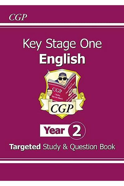 Coordination Group Publications Ltd CGP كتاب دراسة وأسئلة اللغة الإنجليزية الجديد Ks1 للصف الثاني
