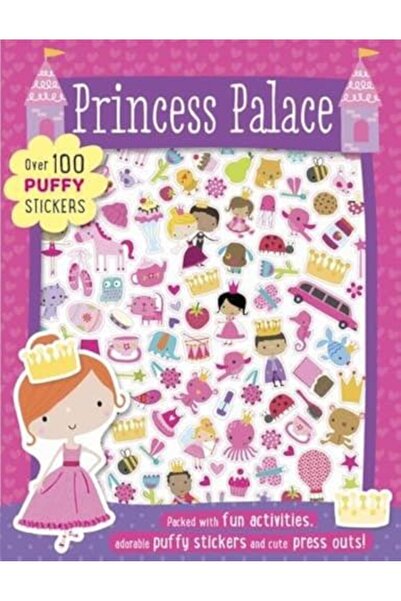 Make Believe Ideas كتاب ملصقات منتفخة لقصر الأميرة