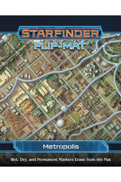 Diamond Book Distributors Starfinder Flipmat Metropolis