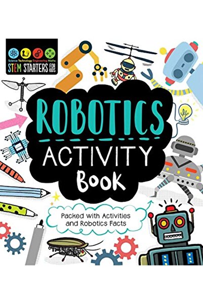 Simon Schuster كتاب أنشطة الروبوتات للأطفال من Stem Starters، يحتوي على أنشطة...