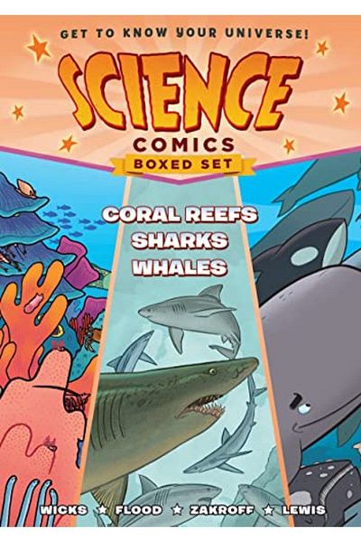 Macmillan Distribution Science Comics Boxed Set Coral Reefs Sharks And Whales