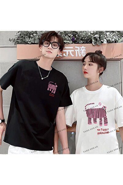 Tarzsokak New Season Tir Harajuku Style Couple Lover Couple Ρούχα - 2 Τεμάχια