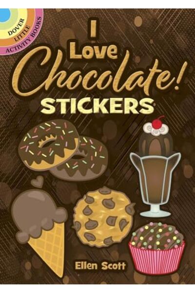 Dover ملصقات انا احب الشوكولاتة