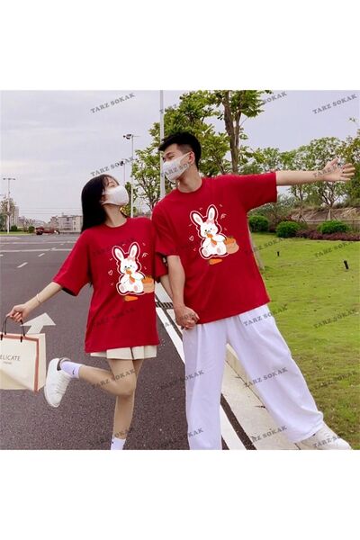 Tarzsokak New Season Tir Harajuku Style Couple Lover Couple Ρούχα - 2 Τεμάχια