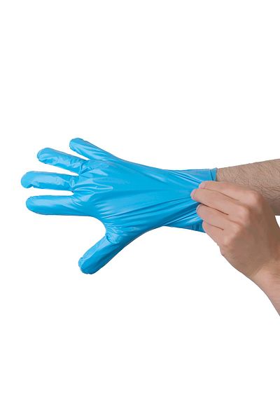 ADYMEDİKALVET New Generation Plus Gloves - 100 Pieces Blue m Pack 3