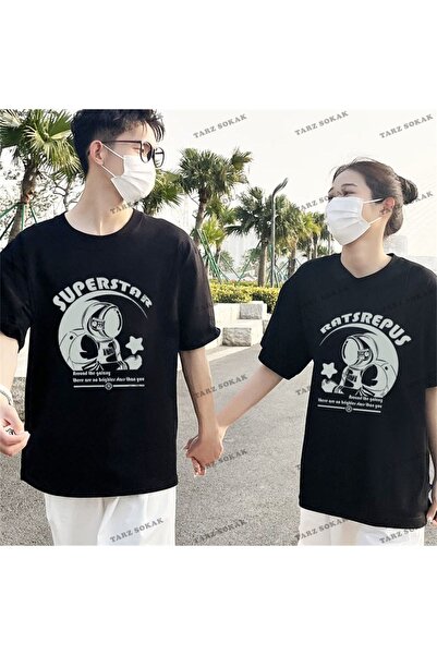 Tarzsokak New Season Tir Harajuku Style Couple Lover Couple Ρούχα - 2 Τεμάχια