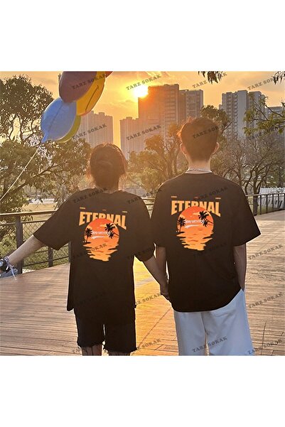 Tarzsokak New Season Tir Harajuku Style Couple Lover Couple Ρούχα - 2 Τεμάχια