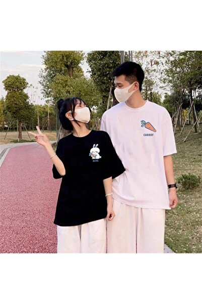 Tarzsokak Noul sezon Tir Harajuku Style Couple Lover Couple - 2 piese