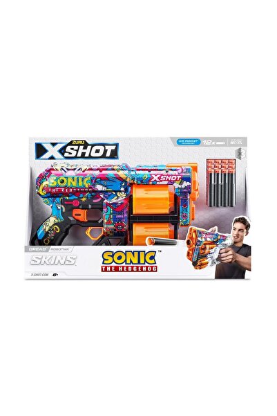 X-Shot جلود Dread Sonic (12 سهمًا) Robotnik