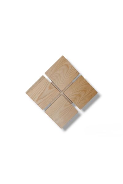 hü ma tasarım ve aksesuar 220V Led Sconce - Natural Wood Square Rustic Living Room Wall Log Sconce with Reflection Design