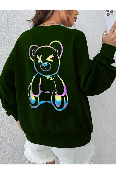 BOHEMGİYİM Crna unisex majica sa otisnutim smajlićem