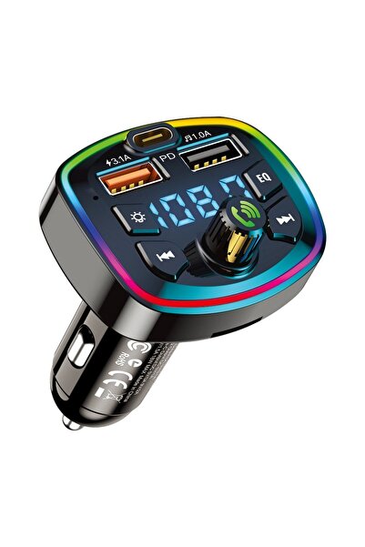KAKUSİGA Kaku Araba Bluetooth Mp3 Çalar Fm Verici Araç Kiti