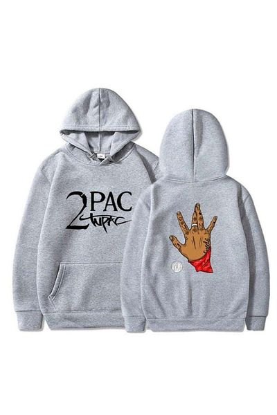 JoneBase Tupac Printed Unisex Oversize Hooded Cotton Sweatshirt 2 Pack