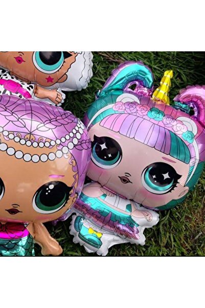 Baloncum Lol Folyo Balon - Unicorn LOL Bebekler - Büyük Boy