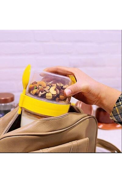 Titiz Taken Go Muesli Container with Spoon 1100ml.