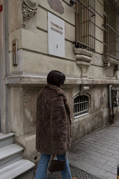 Eyyo Ate2791 Μοντέλο Καφέ Λούτρινο Μπουφάν