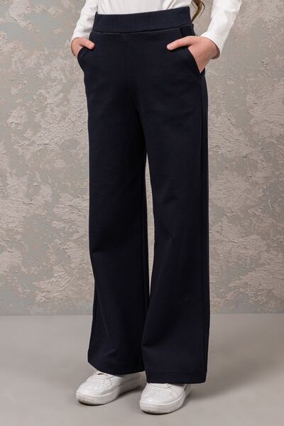 DMB BOYS & GIRLS Girl's Cotton Comfortable Trousers - Pocket Design