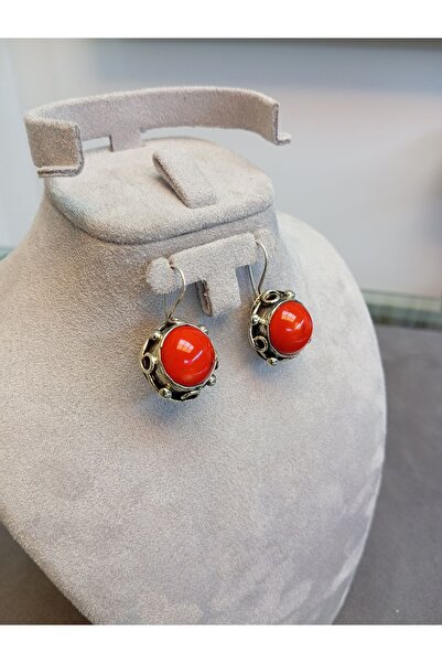 Gümüşhanesi Doğal taşlı gümüş küpe