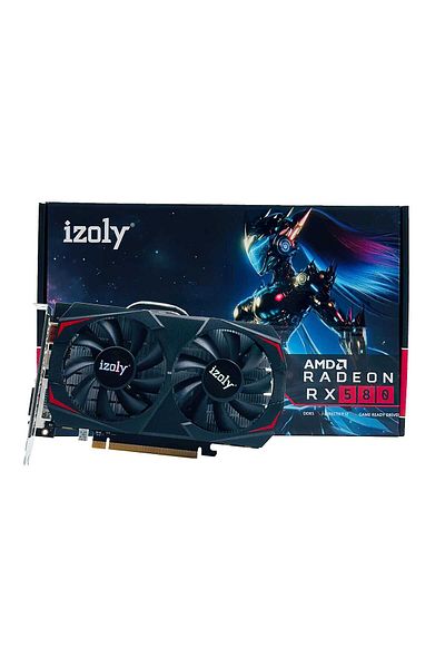 IZOLY بطاقة رسومات Rx580 8 جيجابايت 256 بت Gddr5 متوافقة