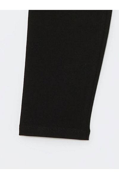 LC Waikiki Neue schwarze Leggings mit elastischem Bund für Mädchen