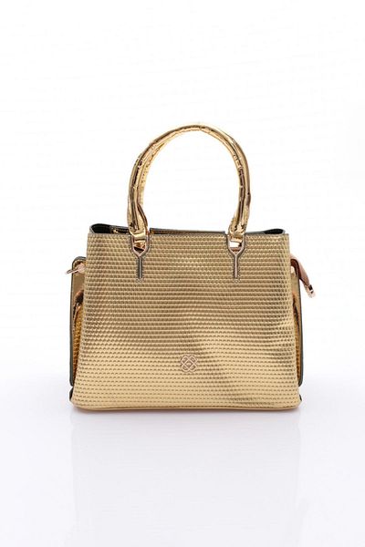 DGN Geantă de damă Honeycomb Gold - Fermoar 211243622