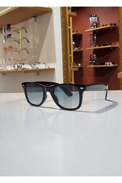 LAFMODA Alex Colored Glass Black Sunglasses
