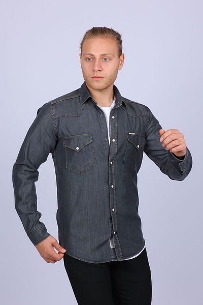 TOUSUS Slim Fit Western Denim Men's Shirt Slm-2018-tss