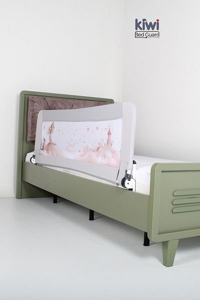 Kiwi 120cm Baby and Child Bed Barrier with Elevator - Edge Protector Bed Guard