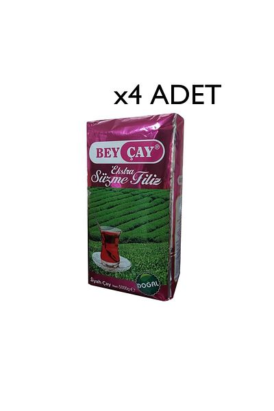 BEY ÇAY طعام ريز غازي - 5 كجم × 4 قطع. (20 كجم) شاي تنبت إضافي