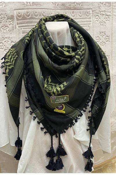 ARWOAN Khaki Green Black Woven
