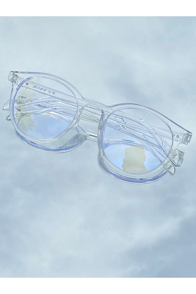 MİSE Transparent Glass Short - Top Double Combination Sunglasses UV-400
