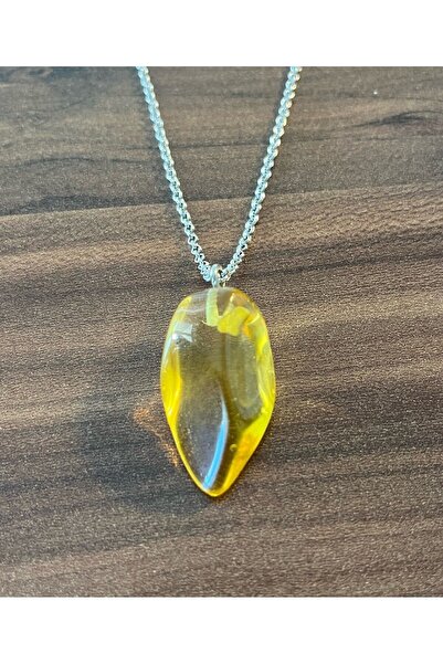 Minimas Et Cie. Baltık Amberi Işık Kolye