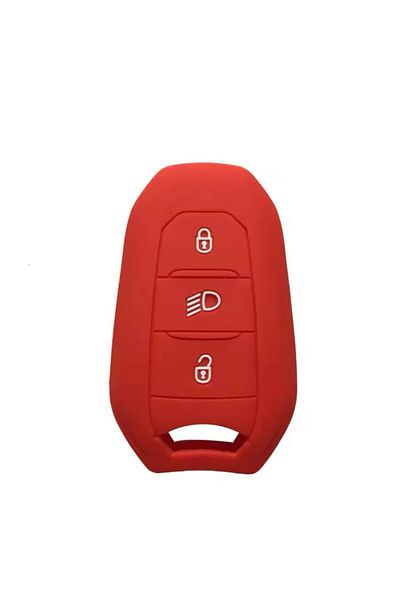 ŞENYILDIZ AKSESUAR Peugeot Rifter 208 308 508 2008 3008 5008 - Silicone Key Protection Case with Headlight Keys 2Nd Look at the Picture