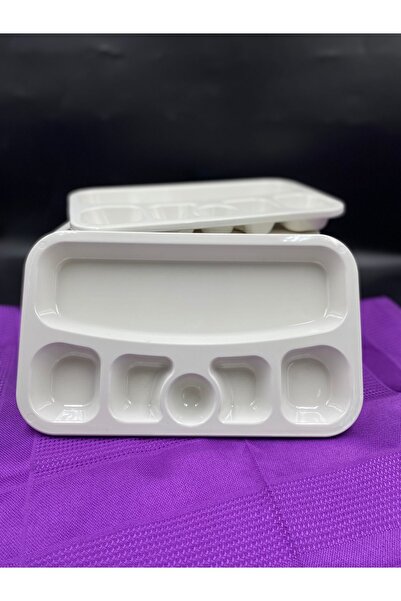 SUMAKS 6 Pieces of 6-Compartment Nursery Breakfast Plate