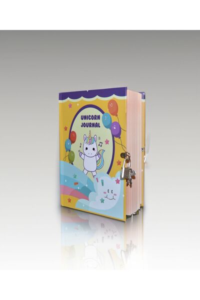 Araste UNICORN JOURNAL KİLİTLİ Hatıra Defteri, Günlük, Ajanda