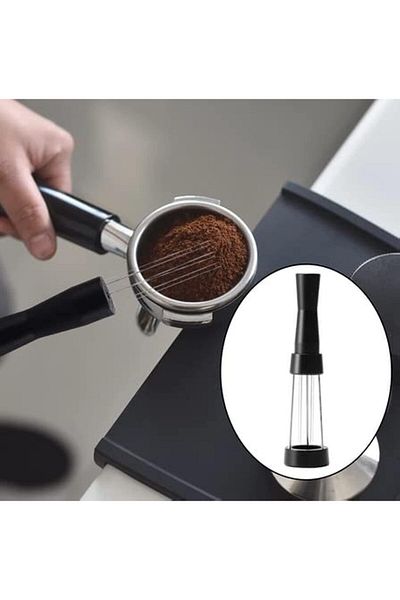 MIBRU Coffee needle powder distribution tool gray with base