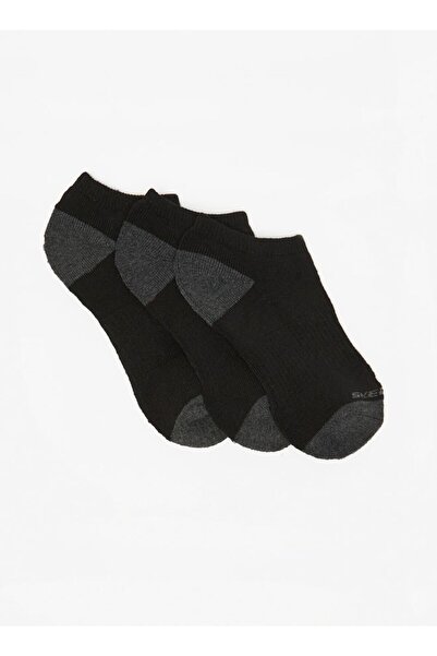 SKECHERS Straight Ankle-Length Sports Socks - Set of 3