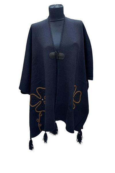 mim eşarp Akmoda - Thick Winter Knitwear Long Poncho