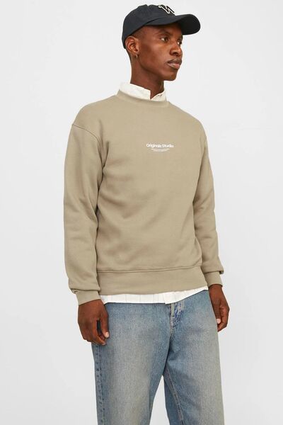 Jack & Jones Originals Jorvesterbro Bisiklet Yaka Relaxed Fit Sweat Erkek SWE...