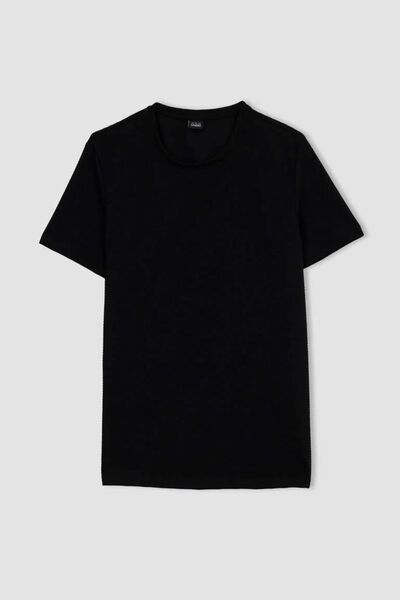 DeFacto Ανδρικό T-shirt M6608az/bk81 Μαύρο