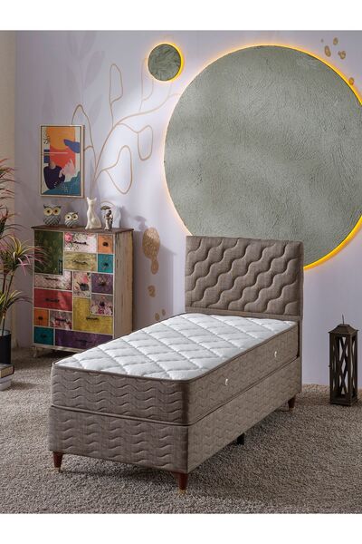 beehanem Simge Tek Kişilik (Baza+Başlık+Yatak) 3 Lü Set