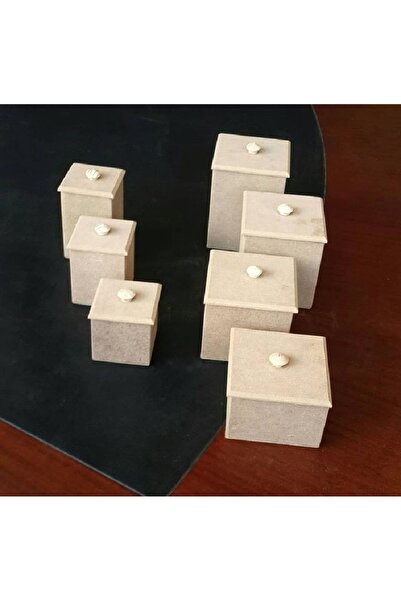 Altınyapı Hobi Market ÜÇLÜ VE DÖRTLÜ  BAHARATLIK TAKIMLAR HAM MDF BOYASIZ