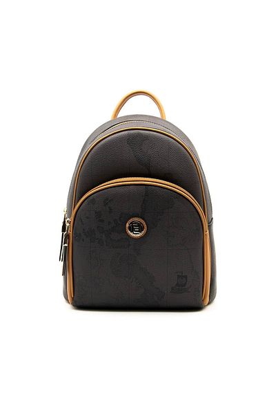 Silver Polo A.Taba SP1062 - Rucsac Polo Negru Argintiu pentru femei