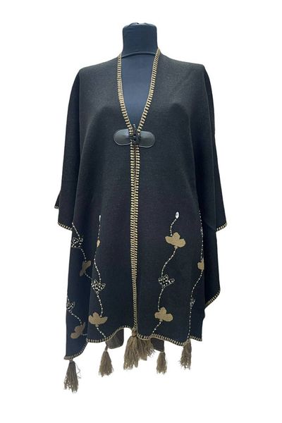 mim eşarp Akmoda - Thick Winter Knitwear Long Poncho