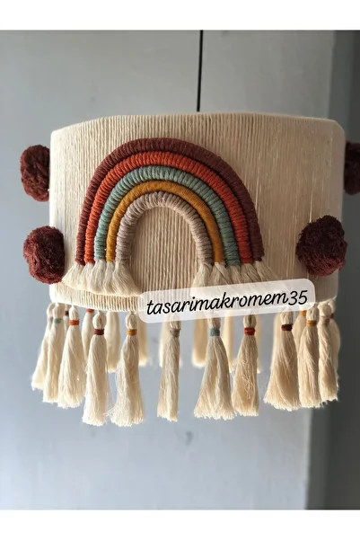 tasarimakromem35 Macrame Chandelier Baby-Child Room Chandelier