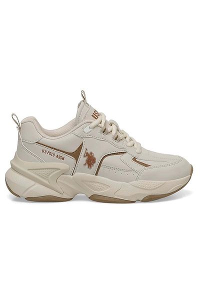 U.S. Polo Assn. حذاء رياضي للجنسين من يو اس بولو اسن إيزابيلا - بيج