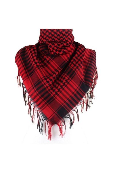 ARWOAN Red Black Ethnic Puchi Military Puchi