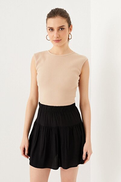 Curly Nude Camisole Blouse