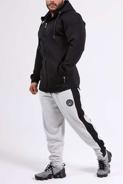 Big Sam Big Sam 3617 - Skuba Jacket Slim Fit Hooded Tracksuit Top